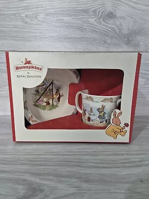 Buy Bunnykins By Royal Doulton Infant 2-Piece Bone China Set Cup & Bowl New Boxed • 29.99£