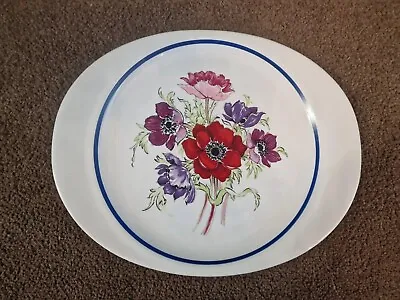 Buy Vintage J & G Meakin Studio Floral Serving Plate/Platter  • 12£