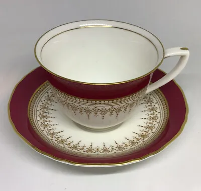 Buy Royal Worcester  REGENCY  Cup And Saucer - Red • 16.50£