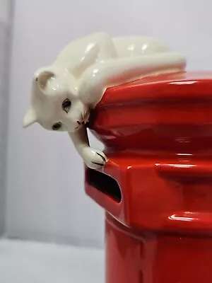 Buy Rare - John Beswick Cat Postbox Money Box The Cats Collection 1984 Vintage • 19.95£