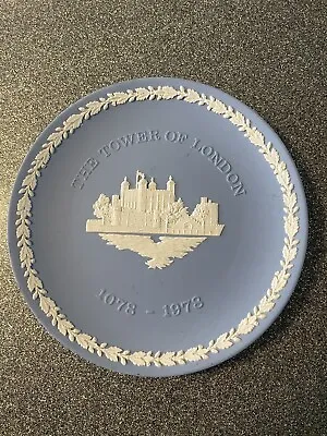 Buy Wedgwood Blue Jasperware Plate 6.5  THE TOWER OF LONDON 1078 - 1978 Anniversary • 5.99£