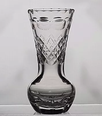 Buy Royal Brierley Hand Cut Crystal Glass Posy Vase  Henley  Pattern • 19.95£