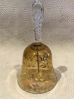 Buy Vintage Czech Bohemian Crystal Glass Bell. • 12£