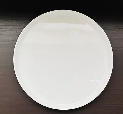 Buy SET OF 2 Rosenthal THOMAS WHITE Dinner Plate 10 3/4  Concentric Rings BRAND NEW • 37.79£