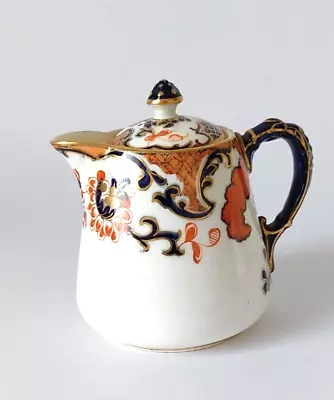 Buy Antique Davenport Imari Porcelain Lidded Milk Jug  Pattern • 6.99£