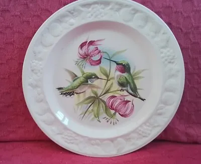 Buy Royal Worcester Palissy Crown Ware American Bird Series Hummingbird Plate White. • 8.95£