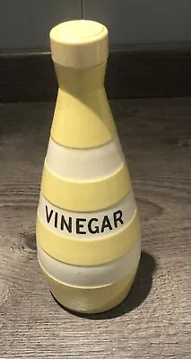 Buy RARE TG Green Cornishware Yellow & White Vinegar Bottle • 175£