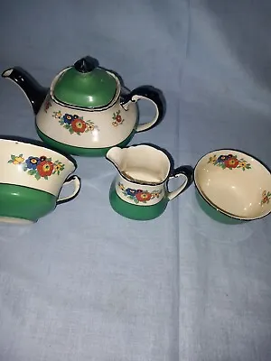 Buy Vintage Antique Wedgwood  PATRICIA- 4 Pieces-Tiny Teapot Jug Bowl Plus Large Cup • 17.95£
