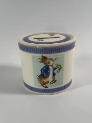 Buy Wedgewood Peter Rabbit Money Box Beatrix Potter Ceramic Childrens Gift Vintage • 5.49£