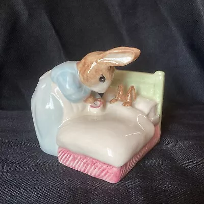 Buy Beatrix Potter “Peter In Bed” Beswick F. Warne & Co. Rabbit Figurine • 9.99£