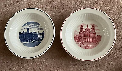 Buy Adams London Scenes 2 Fruit Bowls Horse Guards St Pauls Cathedral  • 6£