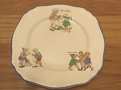 Buy Vintage Norville Ware Nursery Rhyme Plate • 6.50£