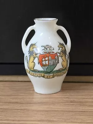 Buy W H Goss Crested China - City Of Bristol Model Of The Exeter Vase - RARE Piece • 7£