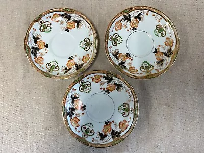 Buy 3 Royal Sutherland Saucers  In Flower Pattern • 2.99£