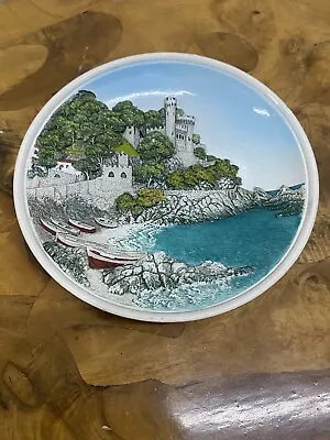 Buy Vintage Spanish 3D Castle Hanging Wall Plate  • 12£