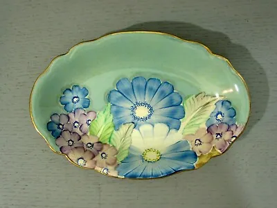 Buy GRAYS POTTERY 1930’s Vintage Hand Painted Floral Pin Dish / Art Deco Era Flower • 30£