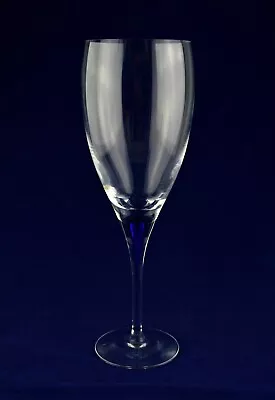 Buy Orrefors Crystal  INTERMEZZO  Blue Stem Wine Glass - 24.8cms (9-3/4 ) Signed 1st • 34.50£