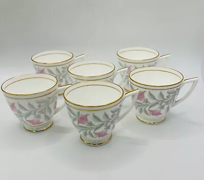 Buy Vintage Minton China Coffee Cups - Petunia Pattern Designed By John Wadsworth • 4.99£