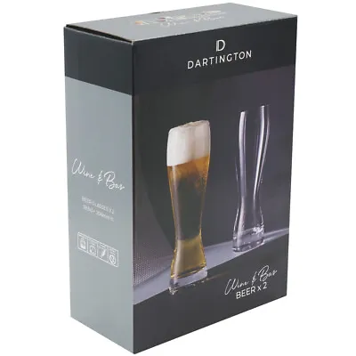 Buy Dartington Beer Glasses Wine & Bar Collection Set Of 2 • 21.61£