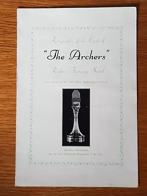 Buy The Archers Radio Farming Serial- Photographs Of The Cast 1950's ( 2 Signed ) • 3.99£