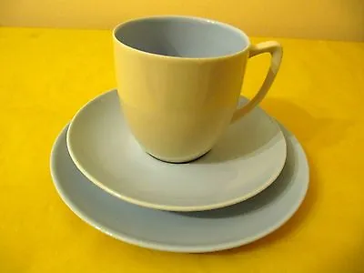 Buy BRANKSOME Cream&Blue TRIOS ~SIDE PLATES&CUPS&SAUCERS~ • 8.50£