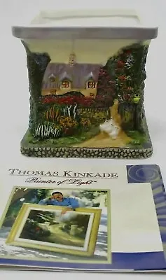Buy  Country Cottages  Thomas Kinkade Collector Society  Porcelain Candle Holder VTG • 11.48£