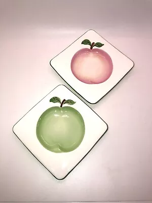 Buy 2 New Chelsea Staffs Apple Plates Made In England Small Plates Saucers • 18.94£