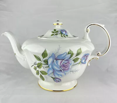 Buy Paragon Fine Bone China BLUE ROSE Teapot - PERFECT • 59.50£