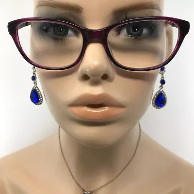 Buy Aurora Amethyst Glasses Frames Purple Cat Eye Eyeglasses Spectacles Frame Only • 24.95£