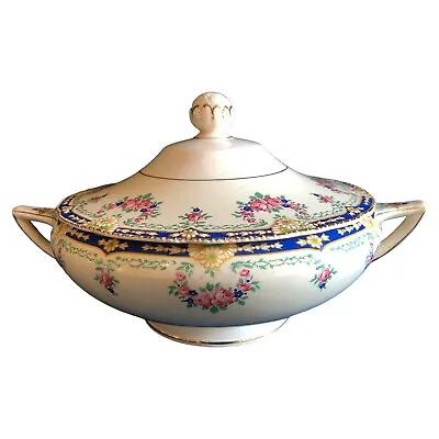 Buy John Maddock And Sons England Lidded Tureen Embossed Floral 1940s • 52.04£