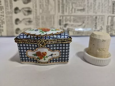 Buy Vintage Trinket Box Dresden China  Delprado Ep 11 • 7.50£