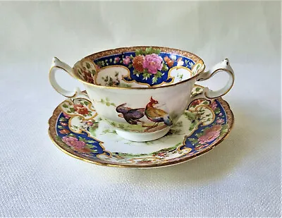 Buy Rare Shelley Old Sevres Fine Bone China Soup Coupe & Saucer 10678  C1910-25 • 255.57£