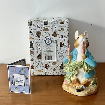 Buy Border Fine Arts Peter Rabbit In The Garden Moneybank Unused In Box • 22.99£