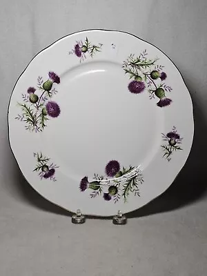 Buy Vintage RARE Large Duchess Purple Thistle Dinner Plate 10 3/8           #2 • 71.15£