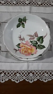 Buy Adderley Fine Bone China  Peace 2 X Side Plates And 2 X Saucers • 12£