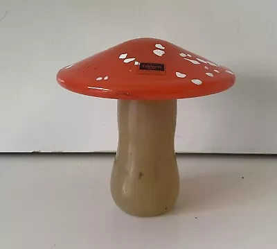 Buy Caithness Glass Orange Topped Mushroom • 20£