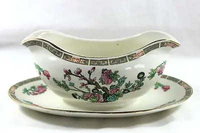 Buy John Maddock And Sons Royal Vitreous China Indian Tree Gravy Boat With Underplat • 36.87£