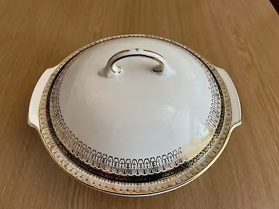 Buy Royal Grafton Majestic Tureen Round Covered Vegetable Serving Dish Green Vintage • 30£