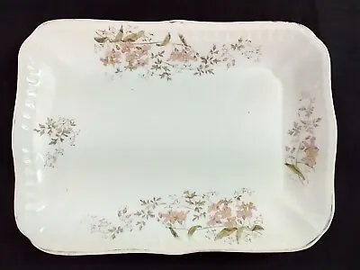 Buy John Maddock And Sons Royal Vitreous England Porcelain Platter Floral 9 X7  • 5.68£