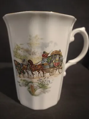 Buy Royal Grafton Fine Bone China Horse & Carriage Tea Cup Coffee Cup Mug 4 3/8” • 17.06£