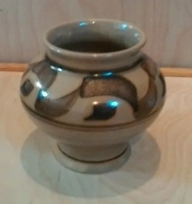 Buy Honiton Pottery Devon Bulbous Vase 10 Cm • 4£