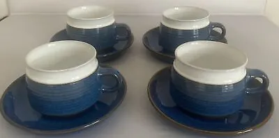 Buy 4 Denby Chatsworth Cups And Saucers Set • 19.99£