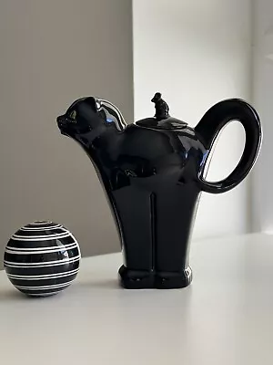 Buy Vintage Carlton Ware Black Cat And Mouse Teapot • 35£