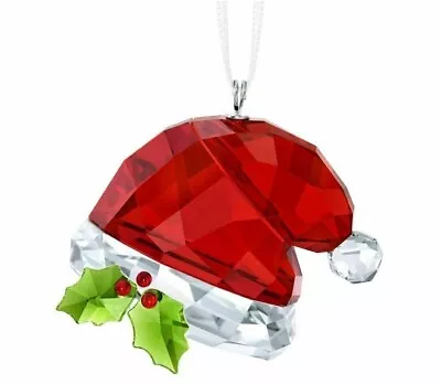 Buy Swarovski Crystal Charming Christmas Ornament  Santa’s Hat  5395978 Retired Bnib • 70£