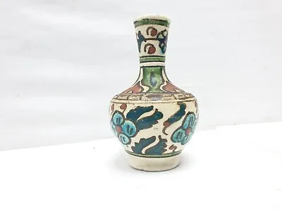 Buy Antique  Vintage Kutahya Hand Painted Ceramic Iznik Art Pottery Vase • 150.22£
