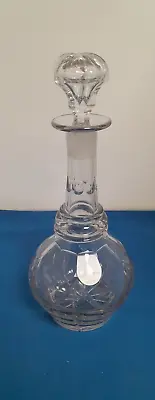 Buy Vintage Glass Vodka/Spirits Decanter With Stopper 27 Cm Tall • 19£