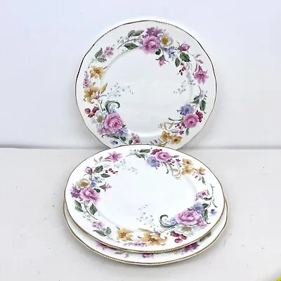 Buy Set Of 3 Vintage Duchess 'Memories' Bone China Dinner Plates, 26.5cm • 22.99£