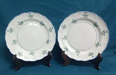 Buy Pair Of 1940's Booths Floral Side Plates - 7 1/4 Inch • 9.95£