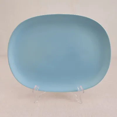 Buy Poole Twintone - Sky Blue - Rectangular Serving Plate 12 X 9  (30 X 23 Cm) Dish • 6£