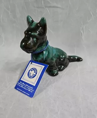 Buy Blue Mountain Pottery Dog Scottie Terrier Schnauzer Green Studio Art Canada  • 23.65£